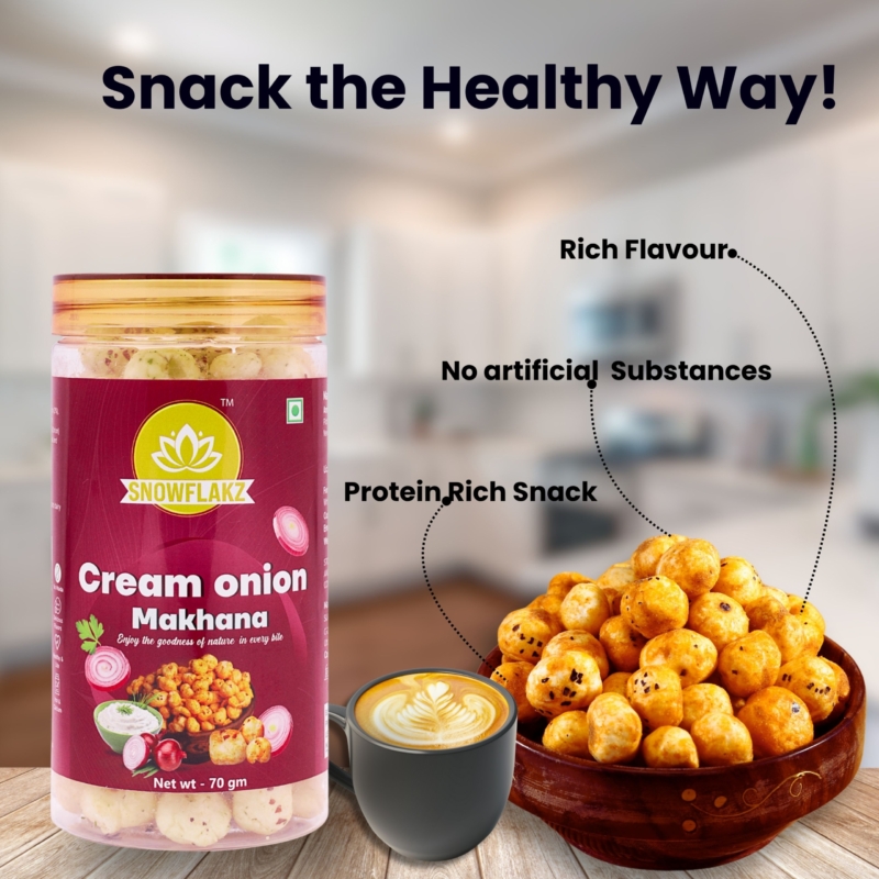 Cream Onion Makhana - Image 3